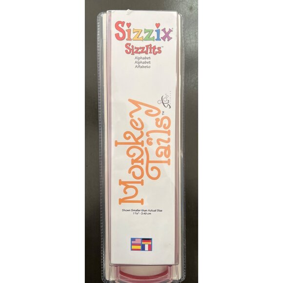 Sizzix Sizzlits Monkey Tails Font Alphabet Die Set by Stu Kilgour 38-8031 - Picture 2 of 4